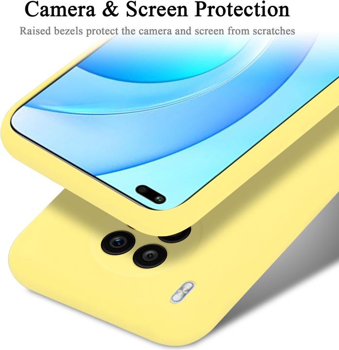 Actual product image Cadorabo TPU Liquid Silicone Case Cover for Honor 50 LITE (Honor 50 Lite)