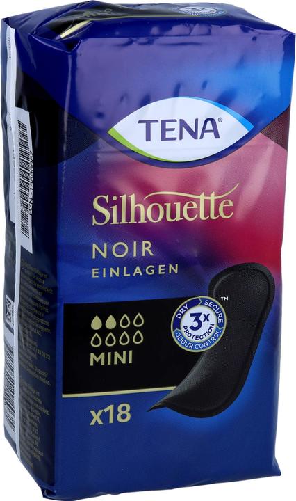 Produktbild Tena Silhouette Noir Mini Pad (18 x, S)