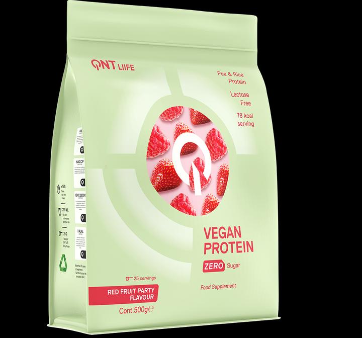 Image du produit QNT Vegan Protein Zero Sugar (Fruits rouges, 1 pcs, 500 g)