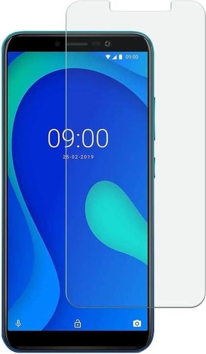 Immagine prodotto Screenguard Wiko Y80 Pellicola protettiva in vetro Custodia Design amichevole (1 Pezzo/i, Wiko Y80)