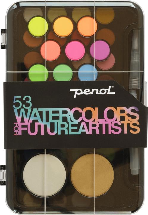 Immagine prodotto Penol Set di acquerelli per futuri artisti med 53 farver (Multicolore)