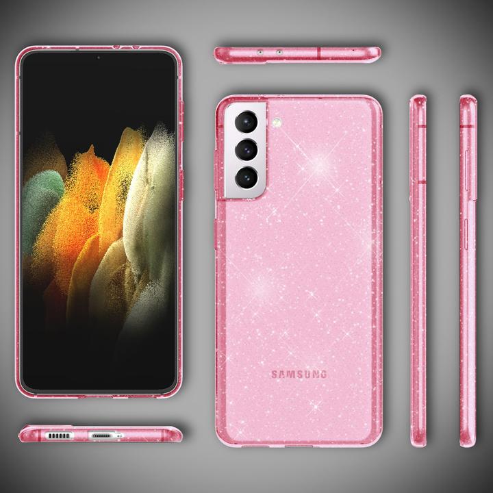 Produktbild Nalia Glitter Handyhülle (Samsung Galaxy S21)
