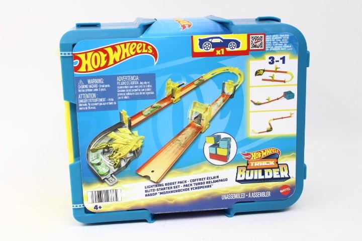 Actual product image Hot Wheels Track Builder Lightning Boost Pack