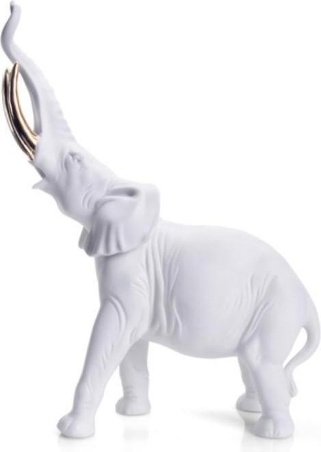Produktbild 16592 W - Porzellan - Elefant, gross