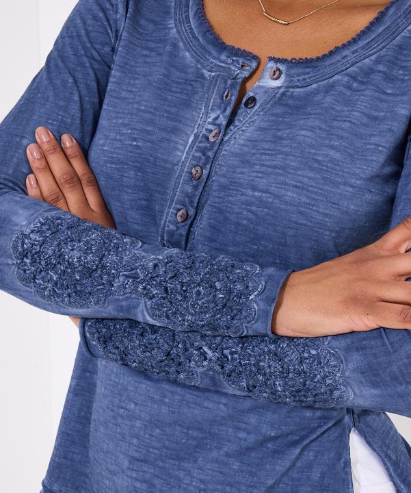 Produktbild Joe Browns Crochet Patch Henley Top (44)