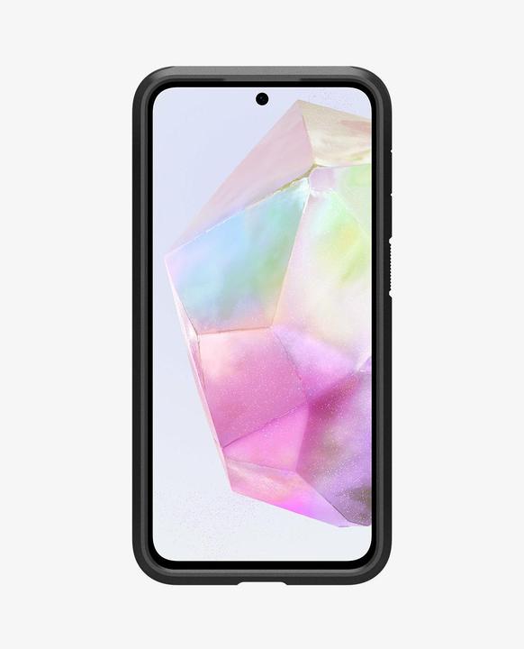 Actual product image Spigen Tough Armor Sam A35 5G czarny/black ACS07517 (Samsung Galaxy A35)