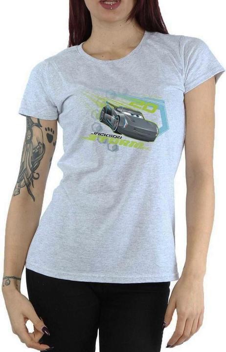 Actual product image Disney Womens/Ladies Cars Jackson Storm Cotton T-Shirt (L)