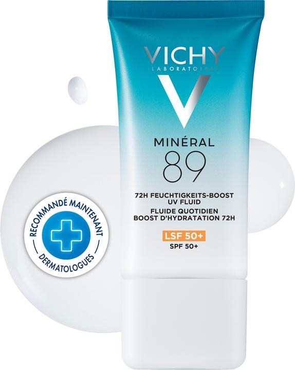 Actual product image Vichy Minéral 89 Moisturising Boost UV Fluid (50 ml, Face fluid, SPF 50+)
