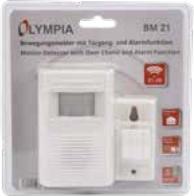 Produktbild Olympia Bewegungsmelder m. Alarm Türgong BM 21 (5 m)