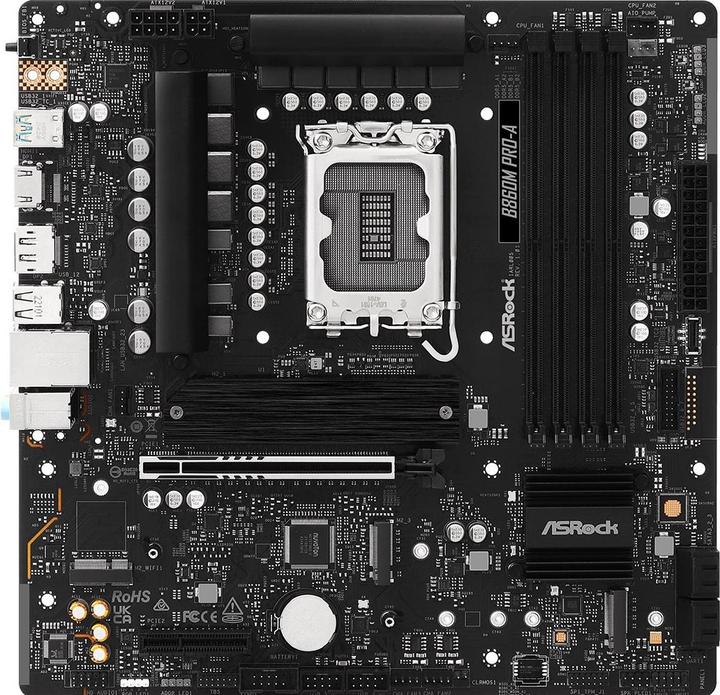 Produktbild AsRock B860M Pro-A DDR5 Intel S retail (Socket S1, Intel B860, mATX)