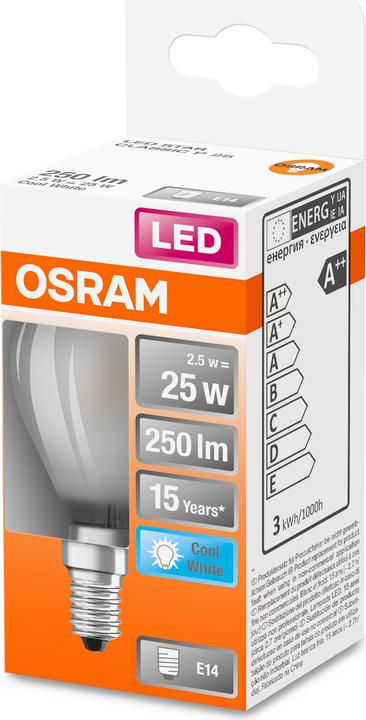 Image du produit Osram Star Classic P (E14, 25 W, 250 lm, 1 x, F)