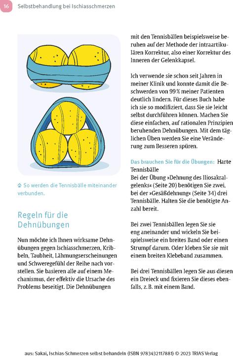 Produktbild Ischias-Schmerzen selbst behandeln (Deutsch, Shintaro Sakai, Birgit Quitterer, 2023)