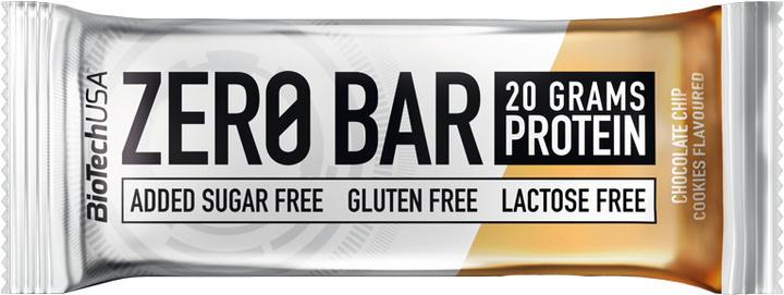 Image du produit Biotech USA Zero Bar (Cookies aux pépites de chocolat, 1 pcs, 50 g)