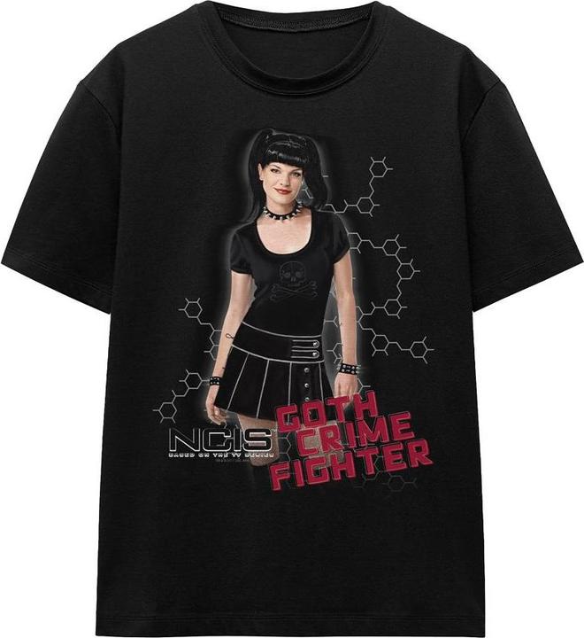 Actual product image Ncis Unisex Adult Goth Crime Fighter T-Shirt (S)