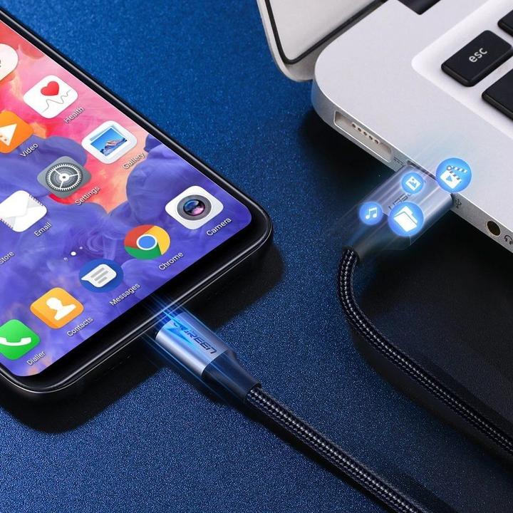 Actual product image Ugreen USB A — USB C (0.25 m, USB 2.0)
