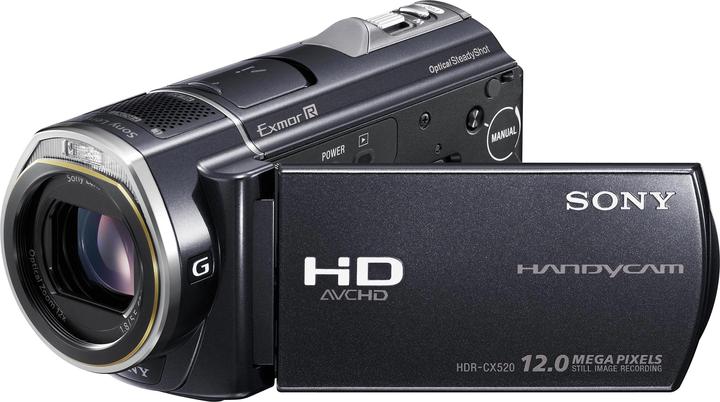 Sony HDR-CX520VE, Full-HD Dual Flash Camcorder, 64GB
