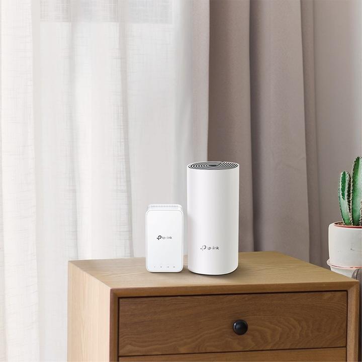 Produktbild TP-Link Deco E3 WLAN Mesh (AC1200) mit Wand-Plug-Extender 2er Set
