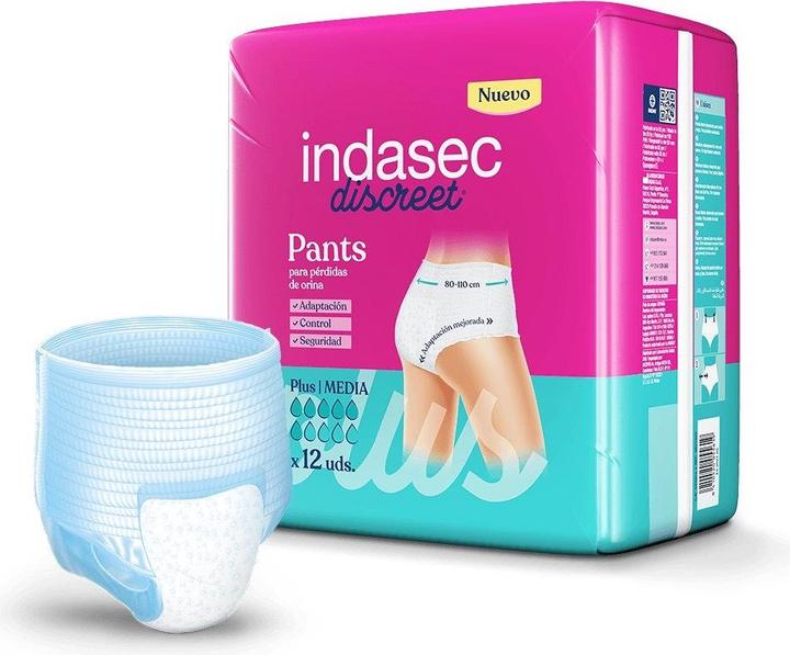 Immagine prodotto Indasec Pant Plus (12 x, M)