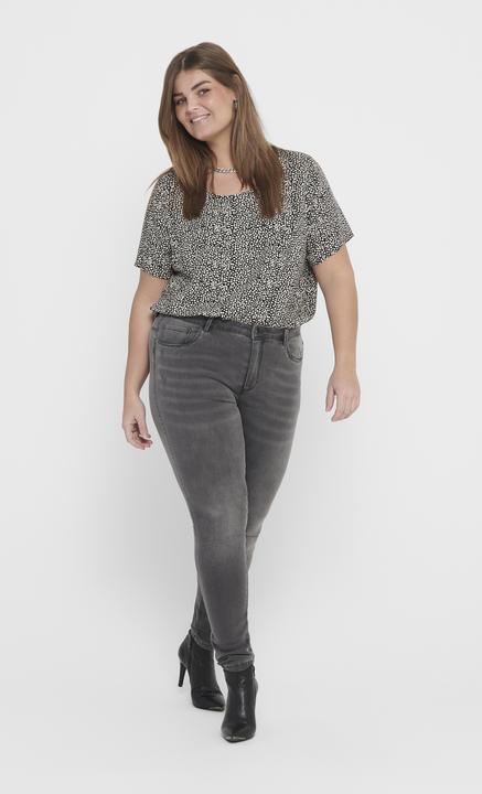 Actual product image Only Curvy Caraugusta Life HW Skinny Fit Jeans (48)