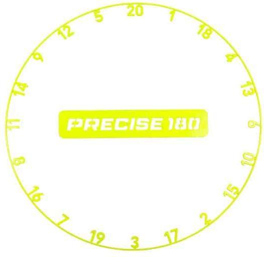 Produktbild Precise180 Onepiece Zahlenring Electric Yellow
