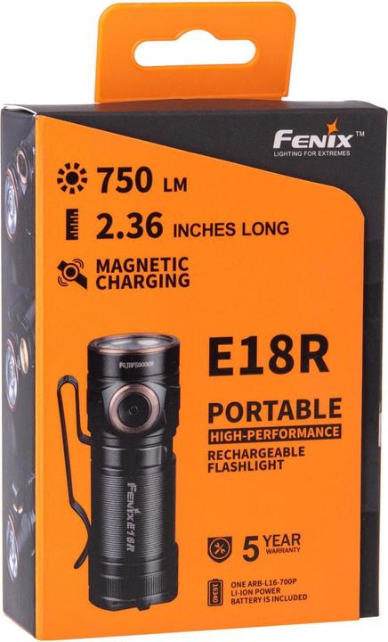 Image du produit Fenix E18R (6.60 cm, 750 lm)