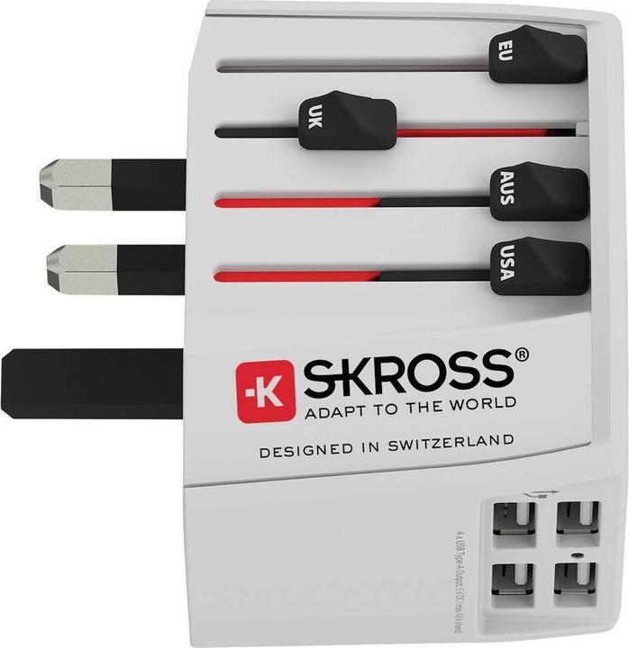 Actual product image Skross Travel adapter MUV USB