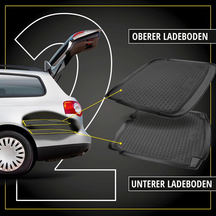 Actual product image Walser Boot Tub XTR for Renault Kadjar (HA, HL) 2018-Today, Lower Load Floor