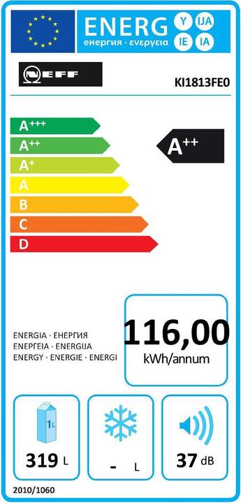 Energy Label Neff KI1813FE0 (319 l)