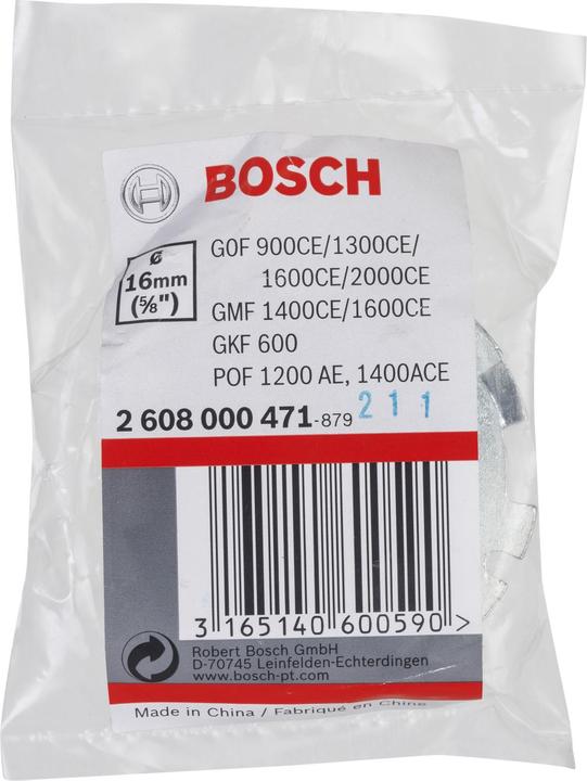 Produktbild Bosch Professional Zubehör Kopierhülse für Bosch-Oberfräsen, mit Schnellverschluss, 16 mm
