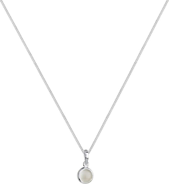 Produktbild Elli mit Mondstein Anhänger (925 Silber, 45 cm)