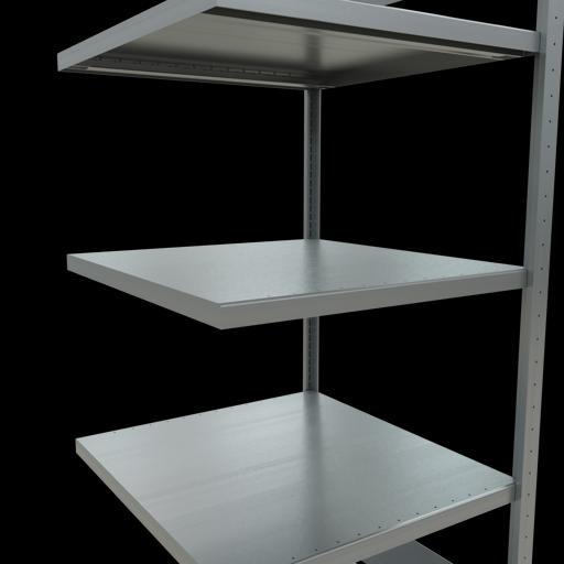 Actual product image Schulte Lagertechnik MULTIplus250 boltless add-on bay system with length bolts