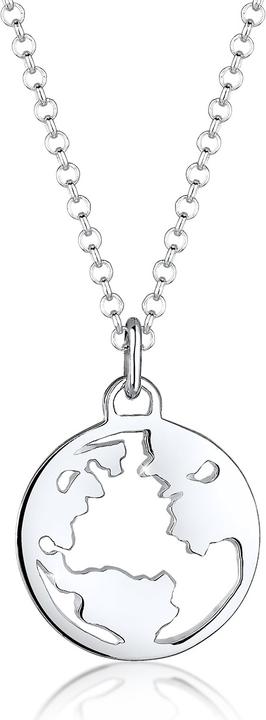 Elli Weltkugel Globus Anhänger (925 Silver)
