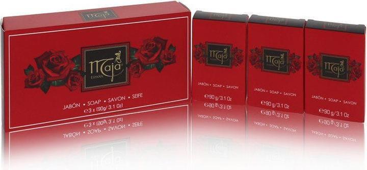 Maja Soap Savon Maja by Myrurgia (3 pack) 92 ml (Savon dur, 92 ml)