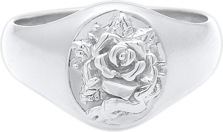 Produktbild Elli Siegelring Rose 80s Look (58, 925 Silber)