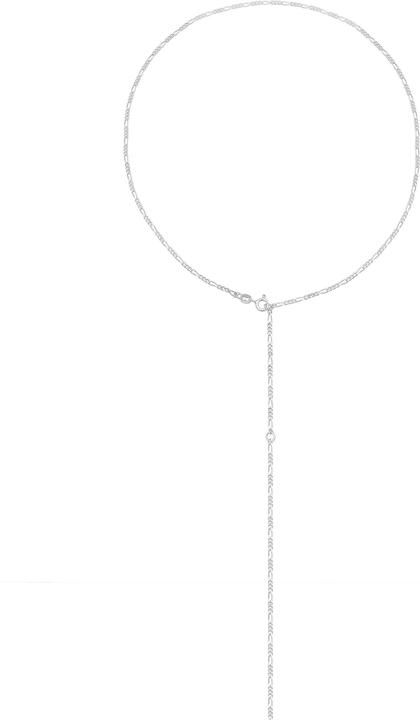 Elli Figarokette Y-Kette (925 Silber, 40 cm)