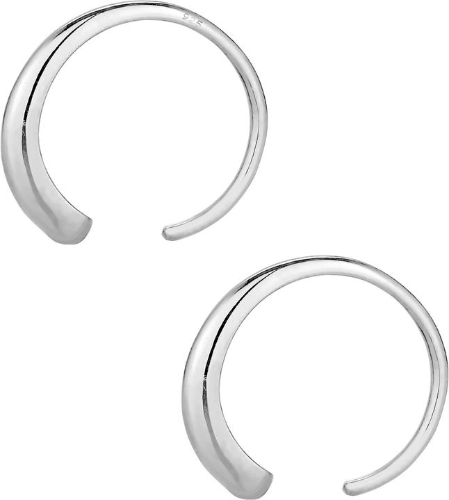 Image du produit Elli Creolen Geo Basic Offen (Argent 925)