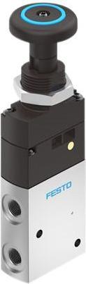 Immagine prodotto Festo Valvola a pulsante manuale, ritorno meccanico a molla 3/2 G1/8″ aria 1MPa