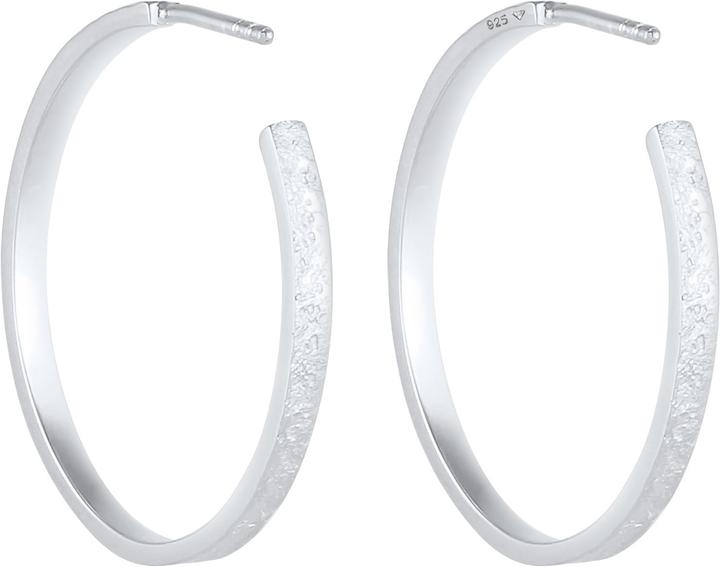 Produktbild Elli Creolen Basic Gehämmert (925 Silber)