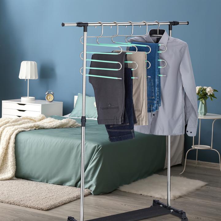 Immagine prodotto Relaxdays 4x appendini multipli per pantaloni (1 x)