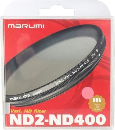 Image du produit Marumi Série ND2-ND400 Variable DHG (77 mm, Filtre gris neutre, 400 mm)