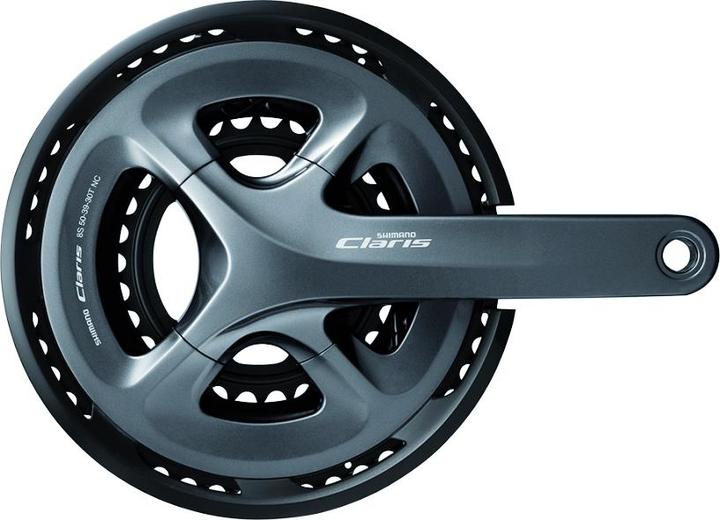 Actual product image Shimano Claris FC-R2030 crankset 3x8s 50-39-30T (170 mm)