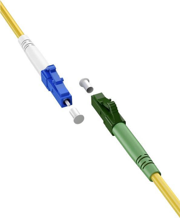 Immagine prodotto Goobay Cavo in fibra ottica FTTH, monomodale OS2 Giallo, Giallo Simplex, 25 m (S/UTP, CAT6, 25 m)