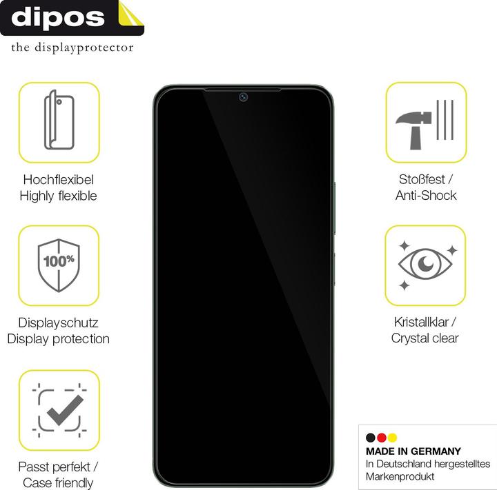 Immagine prodotto Dipos 3D Full-Cover Pellicola Protettiva (1 Pezzo/i, Xiaomi Redmi A3)