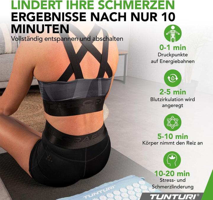 Produktbild Tunturi Akupressur-Matte und -Kissen