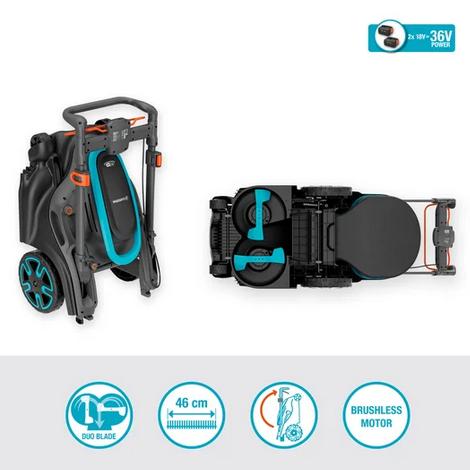 Produktbild Gardena PowerMax Duo 46/36V P4A Ready-To-Use-Set 1 (Akkubetrieb)