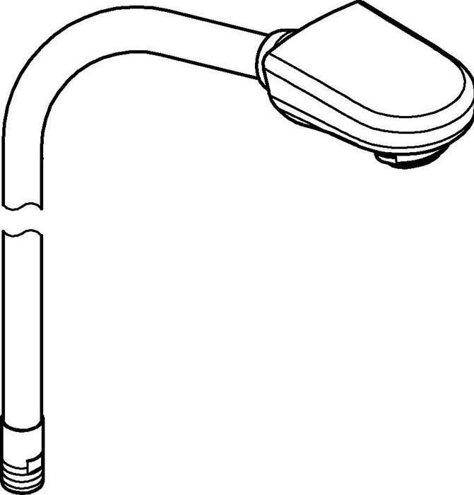 Actual product image Grohe Outlet shower