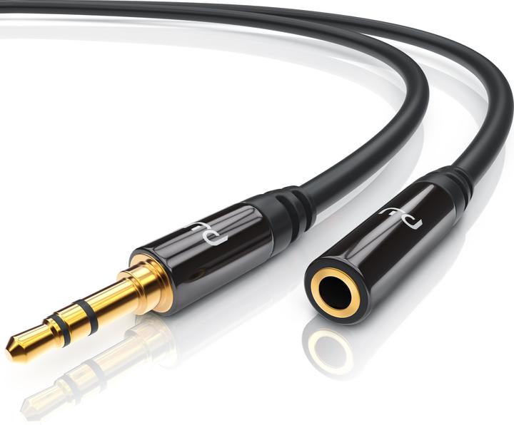 Primewire 3.5mm Jack Audio Cable, AUX, HiFi Audio Jack Cable / Extension Cable (10 m, 3.5mm jack (AUX))