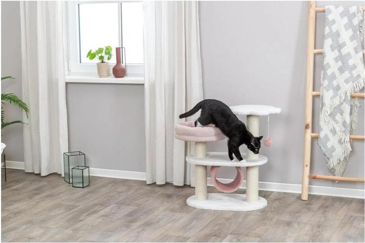Image du produit Trixie Arbre à chat Isabella, 70 cm vieux rose/blanc (70 cm, Rose sombre, Blanc)