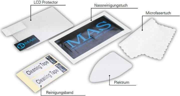 MAS LCD (Displayschutz, Nikon D7100, Nikon D7200, Nikon D780, Fujifilm GFX100D)
