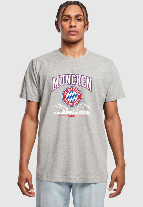 Produktbild FC Bayern München FC Bayern Skyline grey T-Shirt Round Neck - 115513 (3XL)